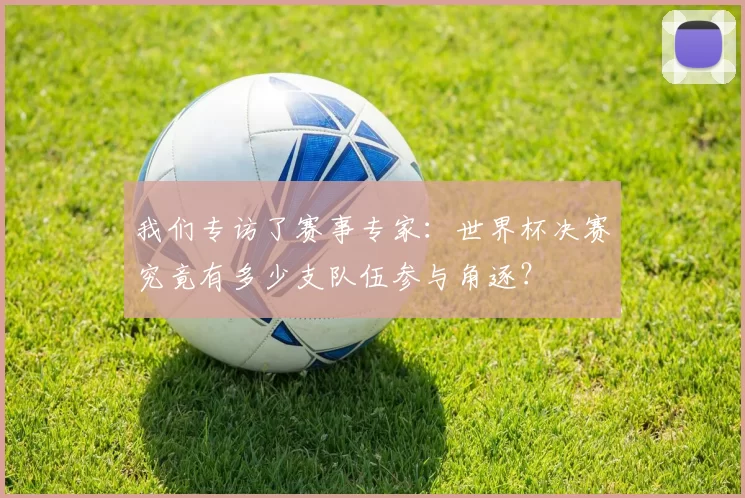 我们专访了赛事专家：世界杯决赛究竟有多少支队伍参与角逐？
